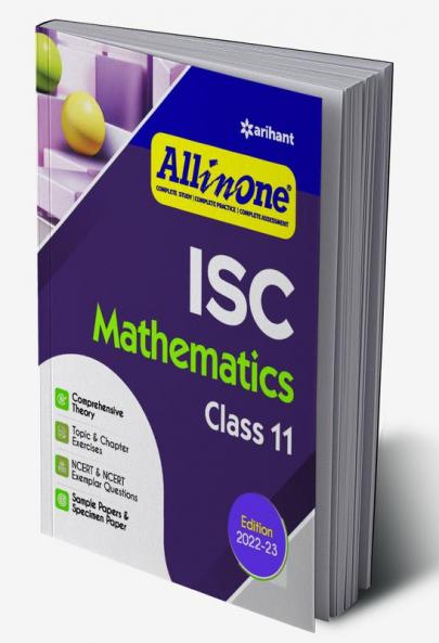All In One Mathematics ISC Class 11 2022-23 Edition
