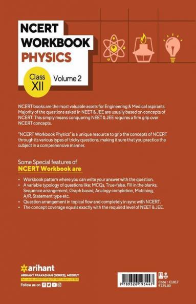 NCERT Workbook Physics Volume 2 Class 12