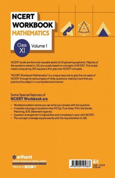 NCERT Workbook Mathematics Volume 1 Class 11