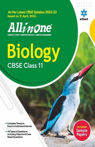 CBSE All In One Biology Class 11 2022-23 Edition (As per latest CBSE Syllabus issued on 21 April 2022)