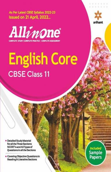 CBSE All In One English Core Class 11 2022-23 Edition (As per latest CBSE Syllabus issued on 21 April 2022)