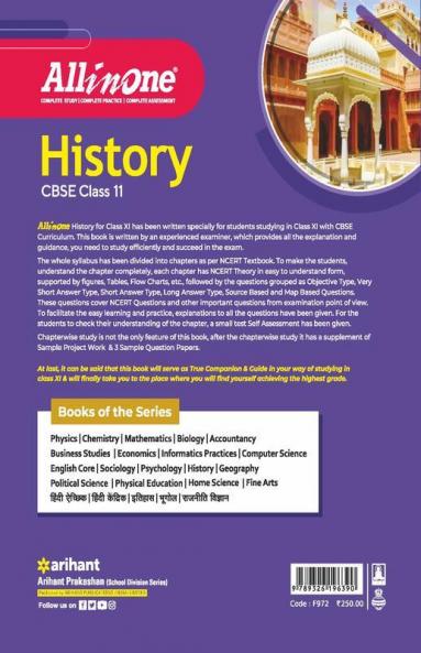 Cbse All in One History Class 11 2022-23 (as Per Latest Cbse Syllabus Issued on 21 April 2022)