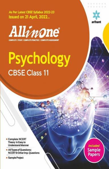 Cbse All in One Psychology Class 11 2022-23 (as Per Latest Cbse Syllabus Issued on 21 April 2022)