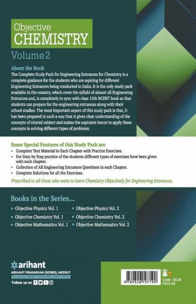 Objective Chemistry Vol 2 For Engineering Entrances
