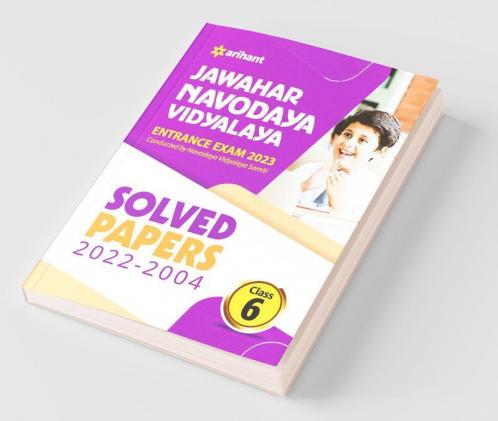 Jawahar Navodaya Vidyalaya Class 6 Solved Papers (2022-2004) Exam 2023