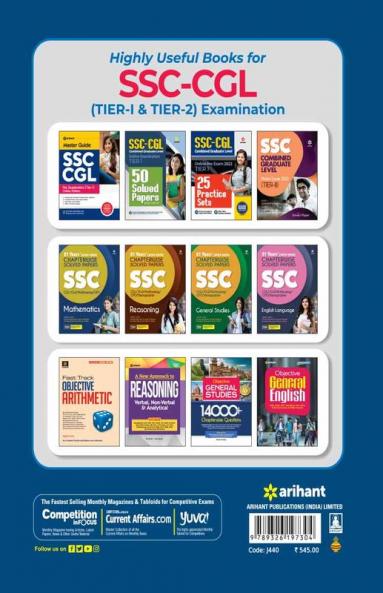 SSC CGL Tier 2 15 Practice Sets 07 Solved Papers Mains Exam 2022