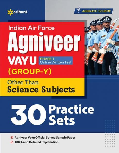 30 Practice Sets Indian Air Force Agniveer Vayu PHASE -1 Online Written Test  Group