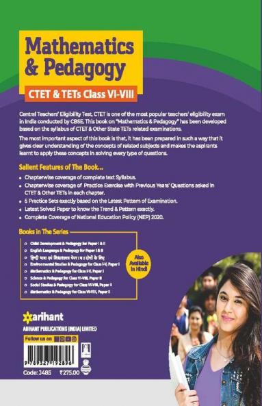 CTET and TET Mathematics and Pedagogy for Class 6 to 8