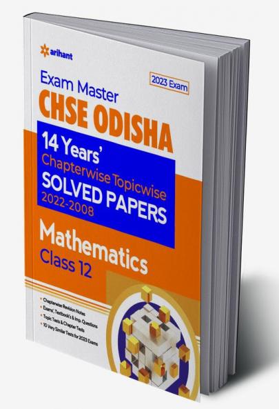 Exam Master CHSE Odisha Mathematics Class 12 2022-23