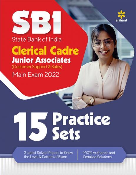 SBI Clerk Junior Asscociates 20 Practice Sets Mains Exam 2022
