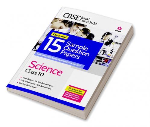CBSE BOARD Exam 2023 - I-Succeed 15 Sample Question Papers Science Class 10