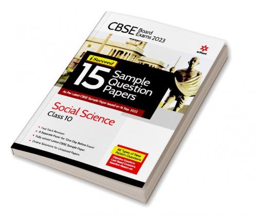 CBSE Board Exam 2023 I-Succeed 15 Sample Question Papers SOCIAL SCIENCE Class 10th