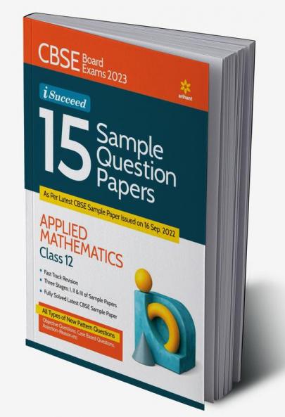 CBSE Board Exams 2023 I Succeed 15 Sample Question Papers Mathematics Class 12th