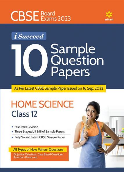 CBSE Board Exam 2023 I Succeed 10 Sample Question Paper HOME SCIENCE Class 12