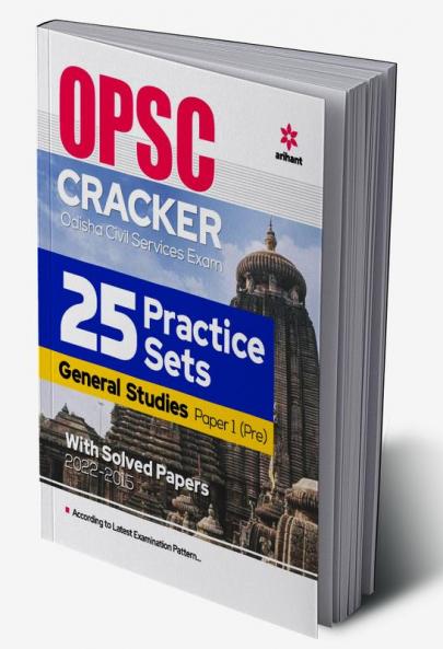OPSC 25 Practice Sets General Studies Paper 1 (Pre) With Solved Papers 2022-2015