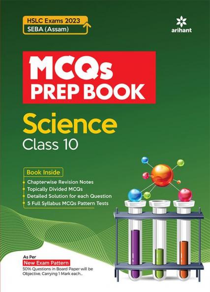 MCQ Prep Book Science Class 10 HSLC Assam 2023