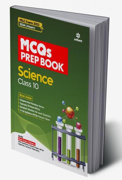 MCQ Prep Book Science Class 10 HSLC Assam 2023