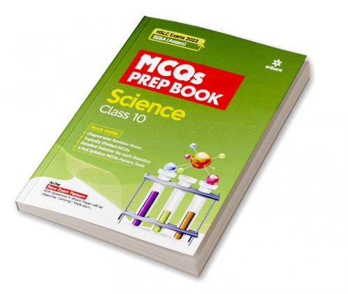 MCQ Prep Book Science Class 10 HSLC Assam 2023