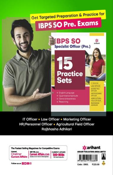 IBPS SO Main Marketing Officer 15 Practice Sets 2022