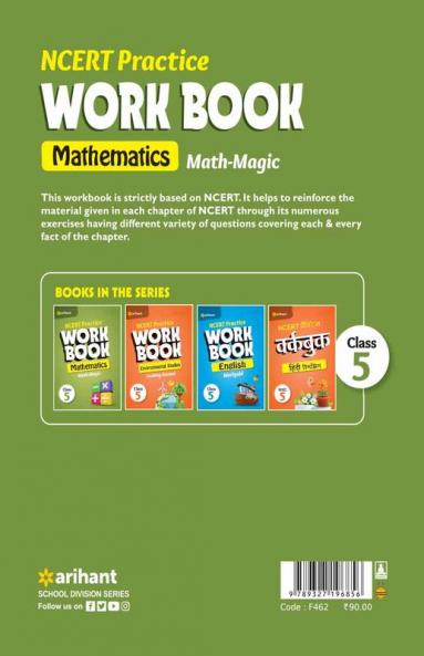 NCERT Practice Workbook Mathematics Math-Magic Class 5th