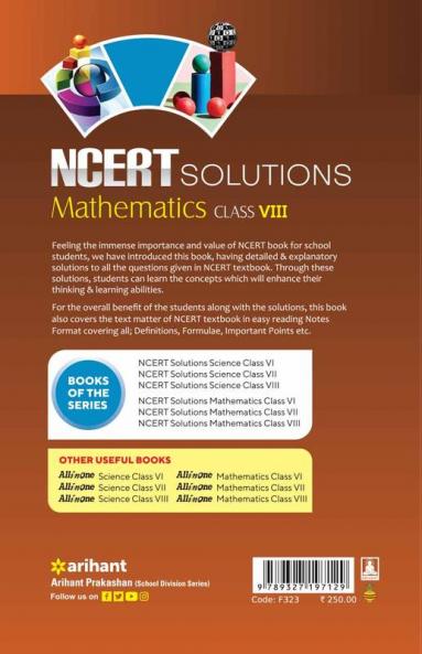 NCERT Solutions Mathematics  for class 8th