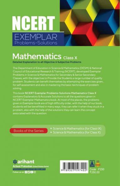 NCERT Exemplar Problems-Solutions Mathematics class 10th