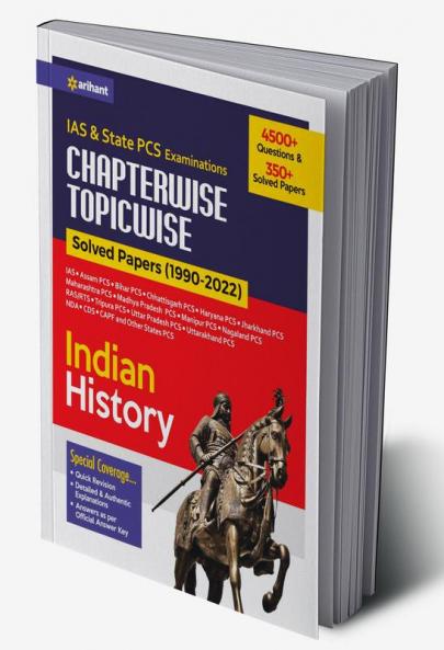 IAS & State PCS Exam Chapterwise Topicwise Solved papers (1990-2022) Indian History