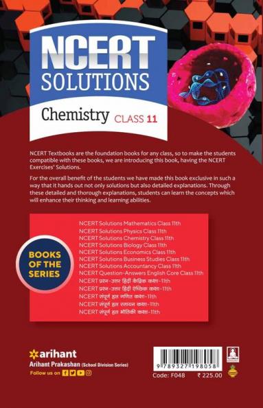NCERT Solutions Chemistry Class 11th