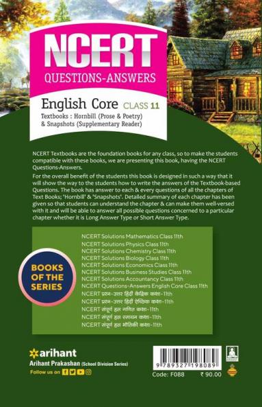 NCERT Questions-Answers English Core Class 11th