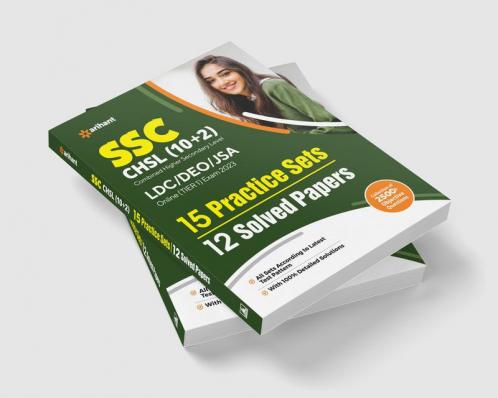 SSC CHSL (10+2) Combined Higher Secondary Level Tier 1 15 Practice Sets & 12 Solved Papers 2023