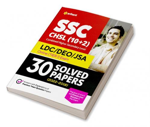 SSC CHSL (10+2) 30 Solved Papers Combined Higher Secondary Level Tier 1 (2022-2018)