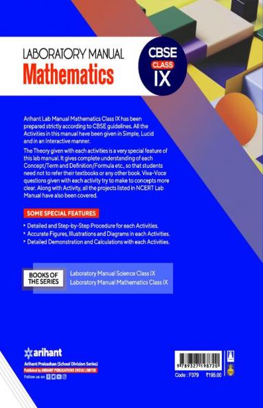 CBSE Laboratory Manual MathematicsClass 9