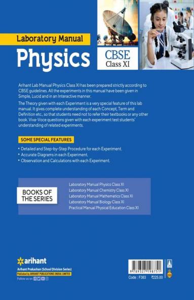 CBSE Laboratory Manual Physics Class 9th