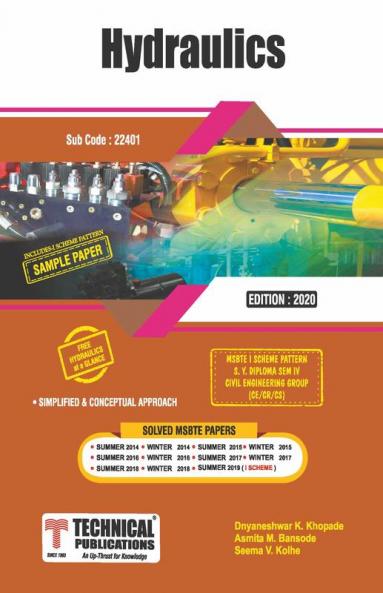 Hydraulics for MSBTE I Scheme (IV - Civil - 22401)