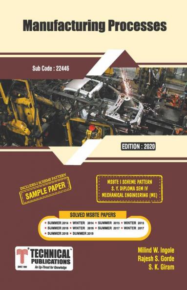 Manufacturing Processes for MSBTE I Scheme (IV - Mech. - 22446)