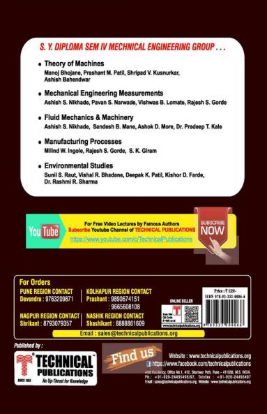 Manufacturing Processes for MSBTE I Scheme (IV - Mech. - 22446)