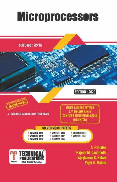 Microprocessors for MSBTE I Scheme (IV - Comp. - 22415)
