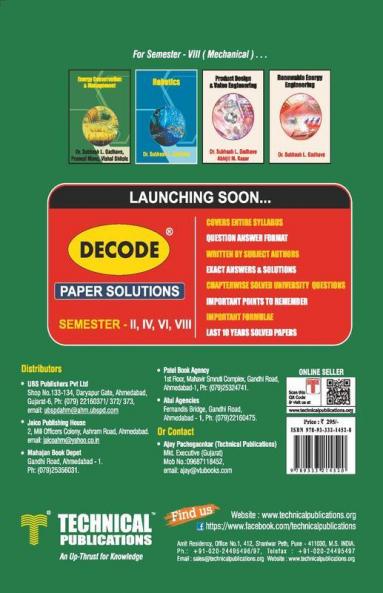 Energy Conservation and Management for GTU University (VIII- MECH. -2181916)