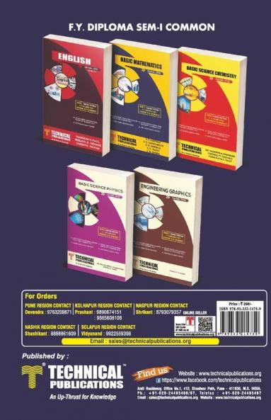 Basic Mathematics for MSBTE I Scheme (I - Common - 22103)