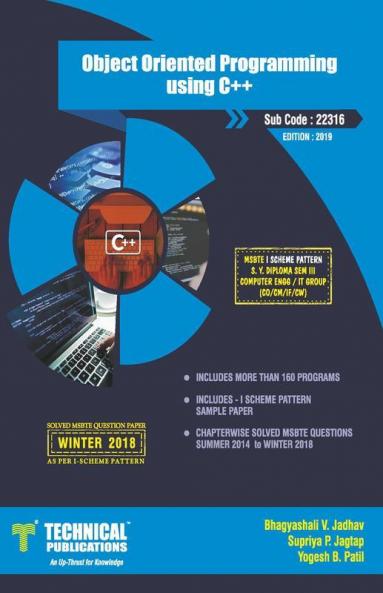 Object Oriented Programming using C++ for MSBTE I Scheme (III - CO/CM/CW - 22316)