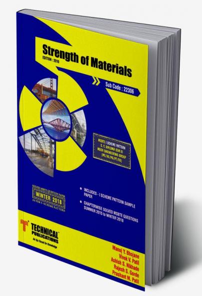 Strength of Materials for MSBTE I Scheme (III - ME - 22306)