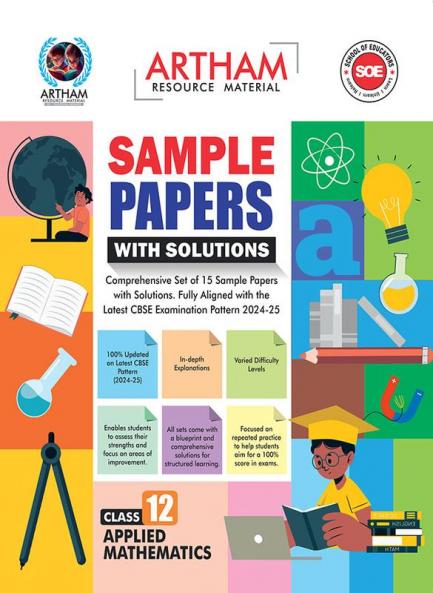 Set of 15 Sample Papers with Solutions Class 12 Applied Mathematics
