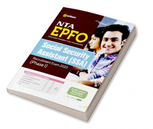 NTA EPFO Social Security Assistant (SSA) Recruitment Exam 2023 (Phase I) | English Medium