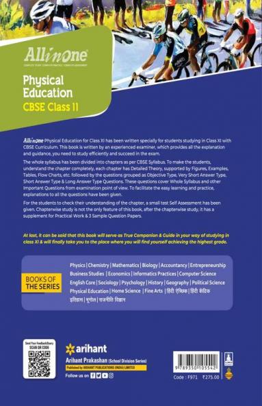 All In One Class 11th Physical Education for CBSE Exam 2024