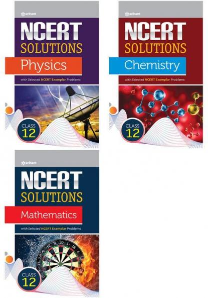 NCERT Solutions Physics Chemistry Mathematics Class 12th ( Combo Set of 3 Books )