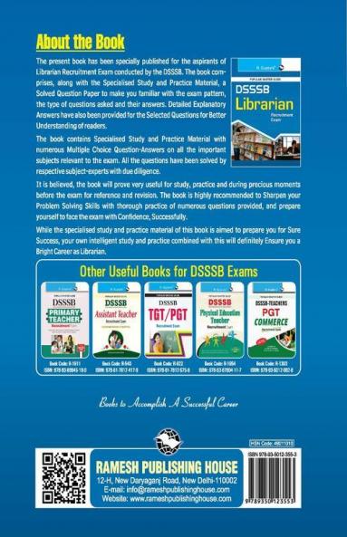 DSSSB: Librarian (One TIER) Exam Guide