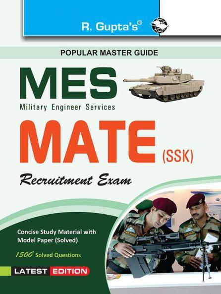 MES (Military Engineering Services) : MATE (SSK) Recruitment Exam Guide