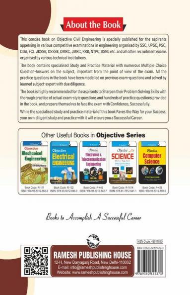 Objective Civil Engineering (with Study Material)