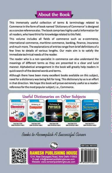 Dictionary of Commerce
