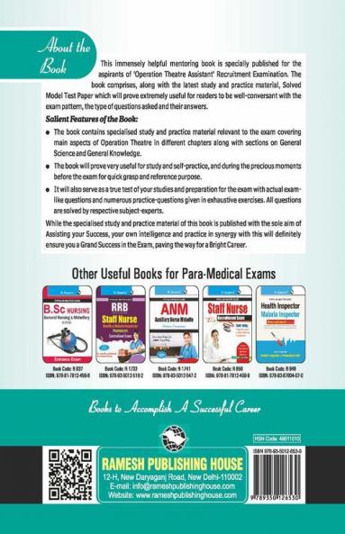 Operation Theatre: Assistant Recruitment Exam Guide